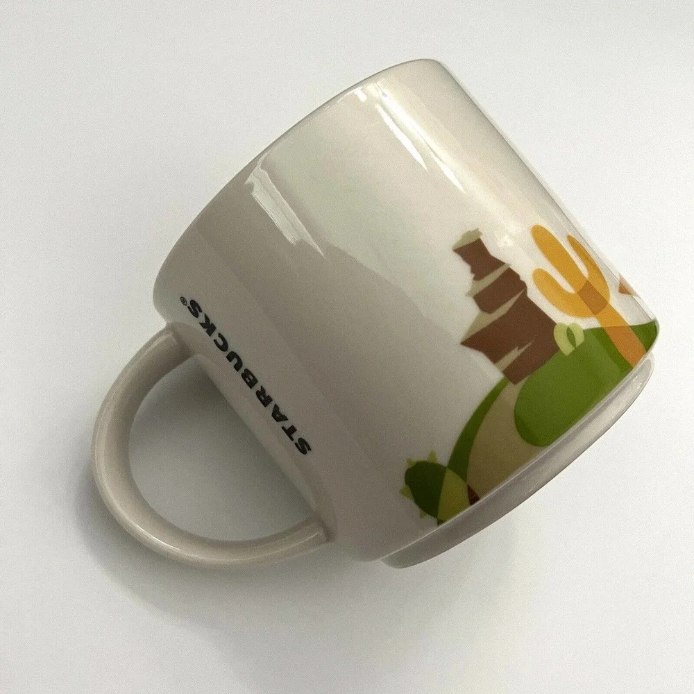 Starbucks 2015 Texas You Are Here Collection YAH Longhorn 14 oz Coffee Mug Cup